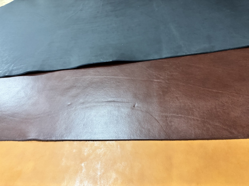 Cuir à Ceinture Tannage Végétal.