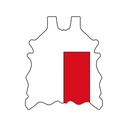 Cuir à semelle Tannage végétal.