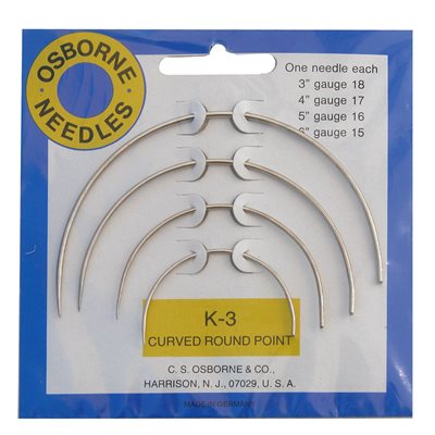 C.S. Osborne #K3 curved needles