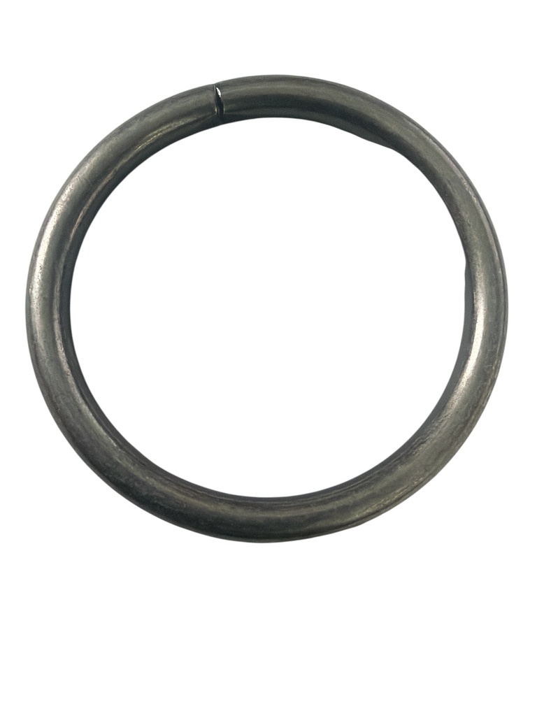 Anneau 1"1/2  argent antique 4mm gge.