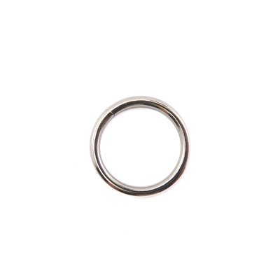 Soldered O ring 1 #10/3.3mm nickel.