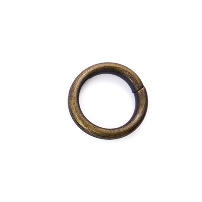 Soldered O ring 1#6/4.5mm antique gold 