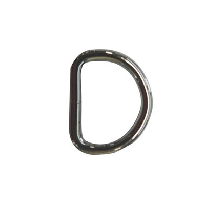 D-Ring 1-1/2 X 1-3/16, 2mm, Gun Metal.