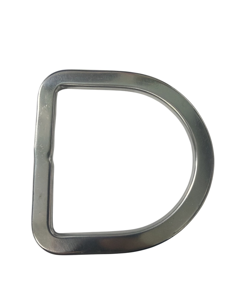 Anneau en D 3" plat stanless steel 