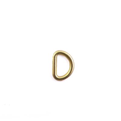 3/8 gold D-ring (does not open)