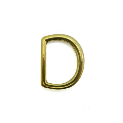 1 1/4 brass molded D-ring.