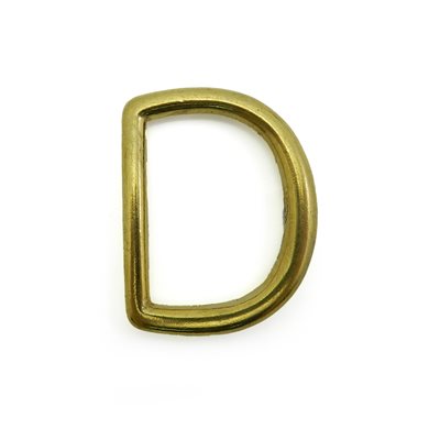 Cast D-ring 1 3/4 brass  