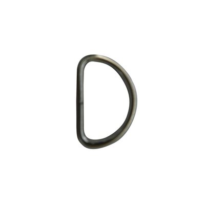 Brushed nickel D ring 1-3/8 X 7/8 -3.7mm.