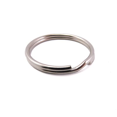 Anneau porte-clefs nickel 30mm (100)
