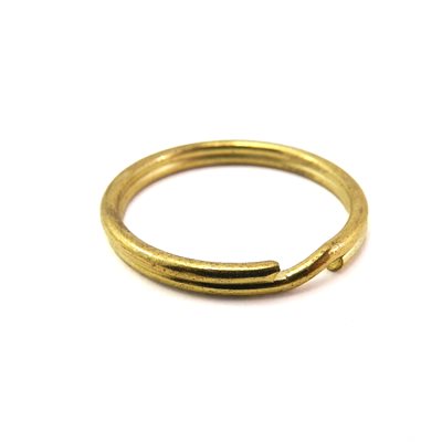Anneau porte-clefs doré 28mm (100)