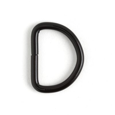 Matte Black Welded 3/4 D-Rings (6/pkg)