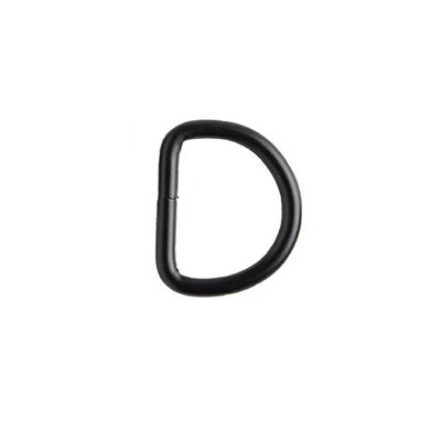 Welded D-Rings 1 Matte Black (6/pkg)