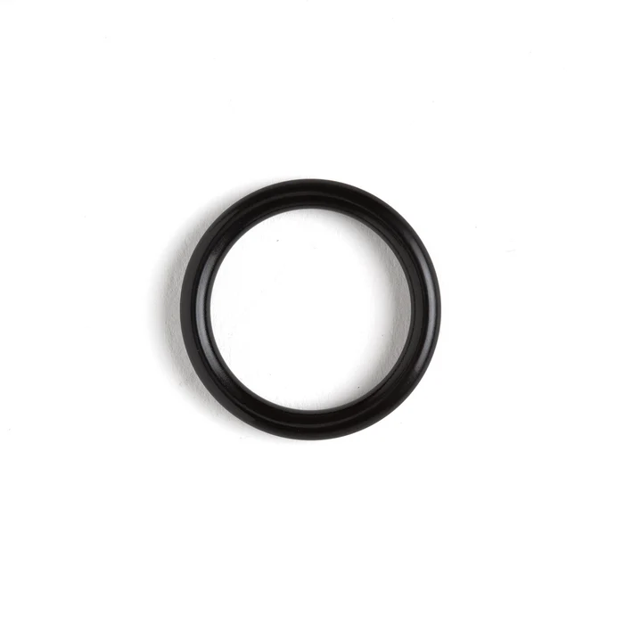 Molded rings, glossy black 1 
