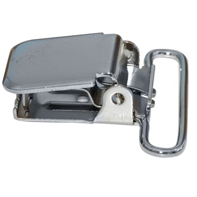 Strong suspender clip 1-1/2 nickel round wire.