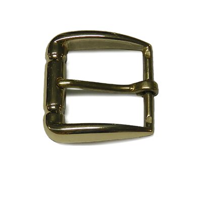 Boucle simple 1"1/4,  dorée. 