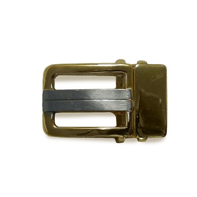 Buckle 1 twotone nickelgold 