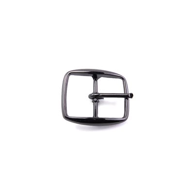 Buckle 1 double plated, Gun metal