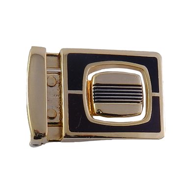 Buckle 1 threetone goldblackbrown 