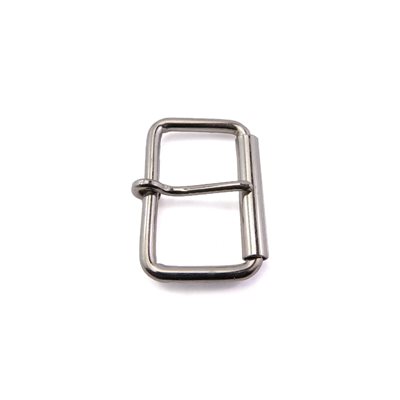 1" 1/2" nickel roller buckle.