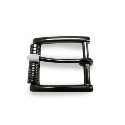 Boucle simple 1"1/2, gun métal.