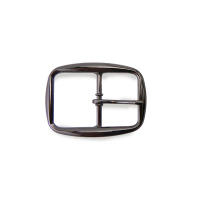 1" 1/4 double buckle, gun metal 