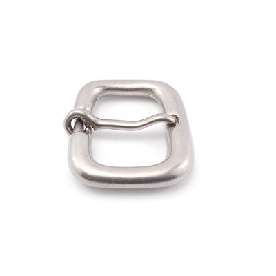 1" 1/4 silver buckle.