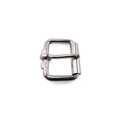 Nickel welded 1" 1/4 roller buckle.