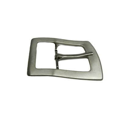 Buckle 11/8 double satin nickel 