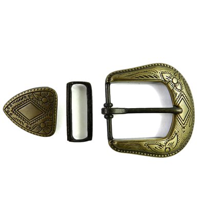 11/8 gold ant buckle (3 parts) 