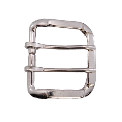 Buckle 13/4 nickel 2 rods 