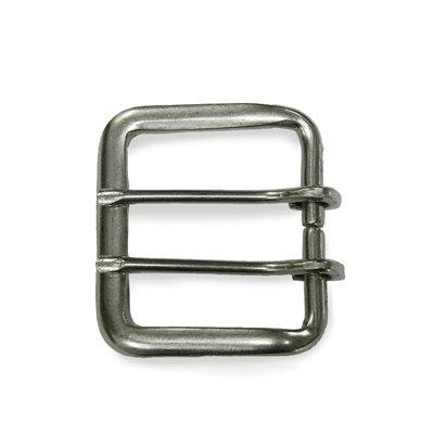 Buckle 13/4 nickel forged 2 stems 