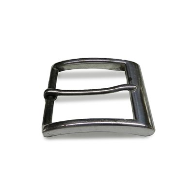 1" 3/8 single nickel buckle  slight imperfection