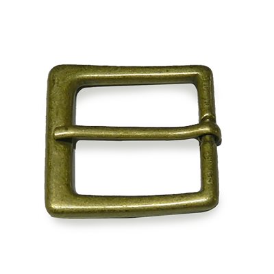 Buckle 13/8 pale antique gold 