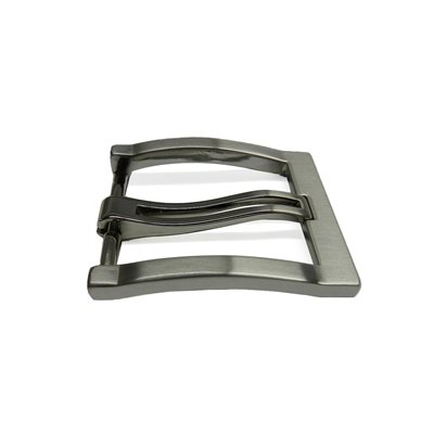 13/8 single buckle satin nickel 