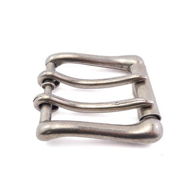 13/8 roller buckle 2 rods antique silver 