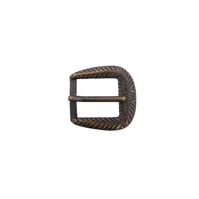 1/2" simple antique gold buckle   