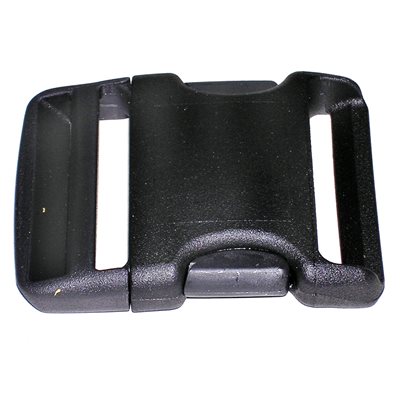 2'' black curved nylon buckle.