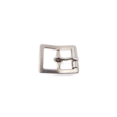 3/4 double roller buckle, nickel (N700) 