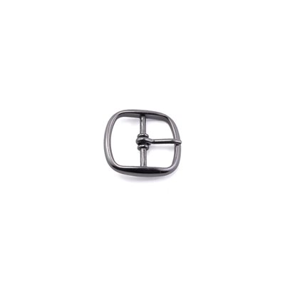 Boucle 3/4" double, gun metal (un)