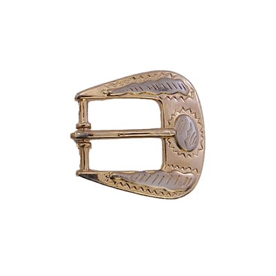 3/4 nickelgold buckle 