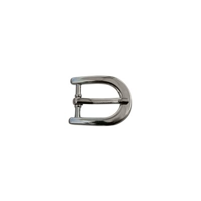 3/4 simple electro nickel buckle