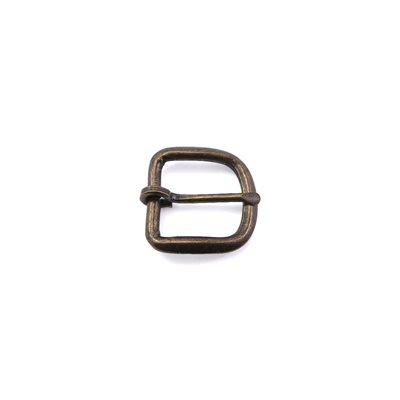 Simple antique gold 3/4 buckle