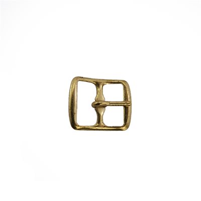 Buckle 7/16 (11mm) double gold  (min12)