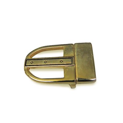 7/8 gold buckle with claw 