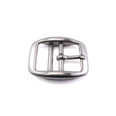 Double bar buckle 1 stainless steel.