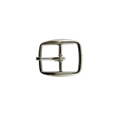 Double 3/4 nickel buckle.