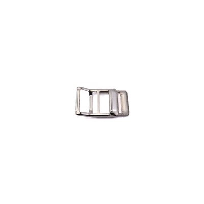 Slide buckle 1/2" nickel (min12)