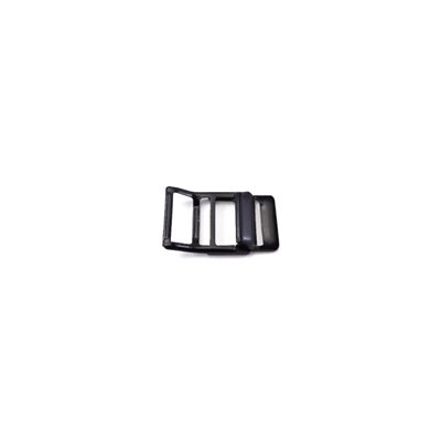 Black 1/2" slide buckle (min12)