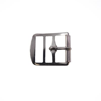 Roller buckle. 9/16 double nickel bar  (min12)