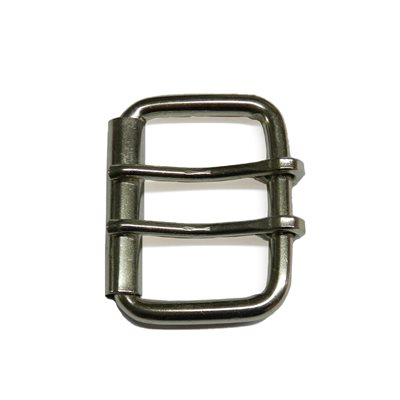 Roller buckle 13/4 2 nickel rods  